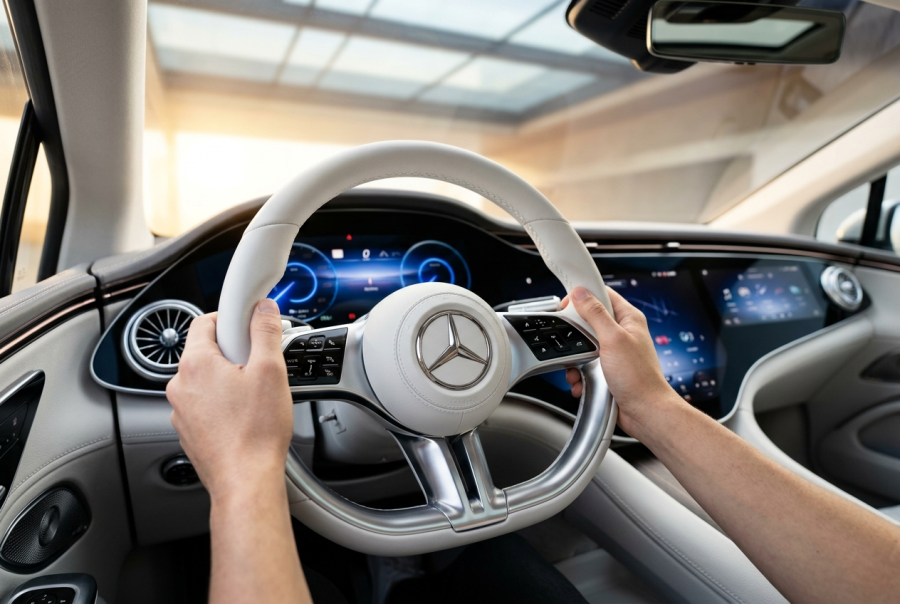 Das Ende des klassischen Lenkrads: Mercedes bringt radikale Technik in den EQS
