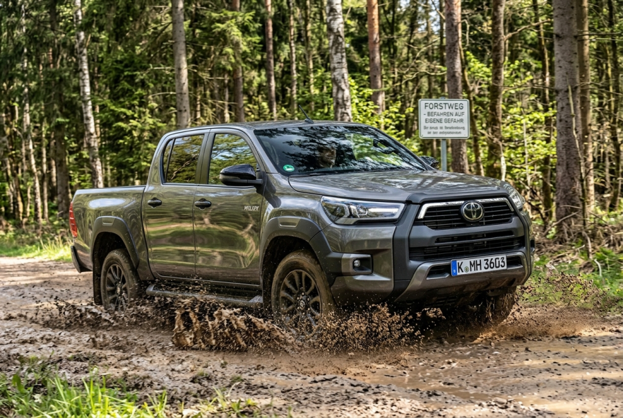 Elektro-Schock für den Baustellen-König: Der neue Toyota Hilux kommt mit Akku – doch der Diesel lebt!