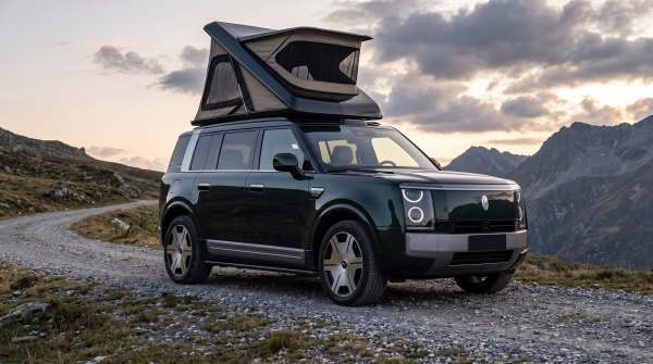 Stelato G9: Huaweis Luxus-Geländewagen mit 1.366 km Reichweite und integriertem Dachzelt startet im Vorverkauf