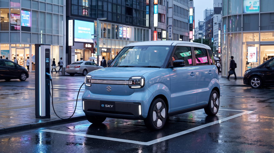 Elektrischer Stadtflitzer: Suzuki bringt das günstige E-Kei-Car e Sky nach Europa