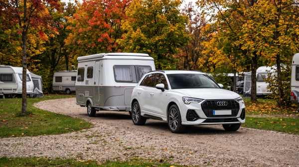 Ein Traum für Camper: Neuer Audi Q3 e-hybrid zieht jetzt stolze 2.000 kg!
