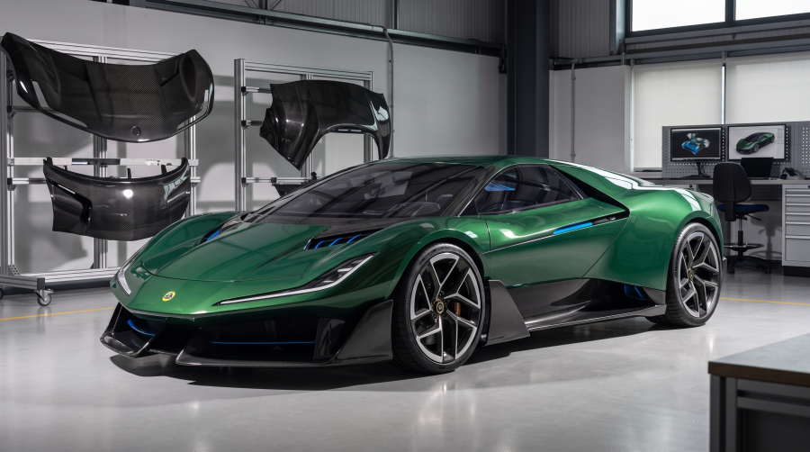 Lotus-Sensation: Der legendäre Esprit kehrt als ultraleichter Hybrid-Supersportler zurück