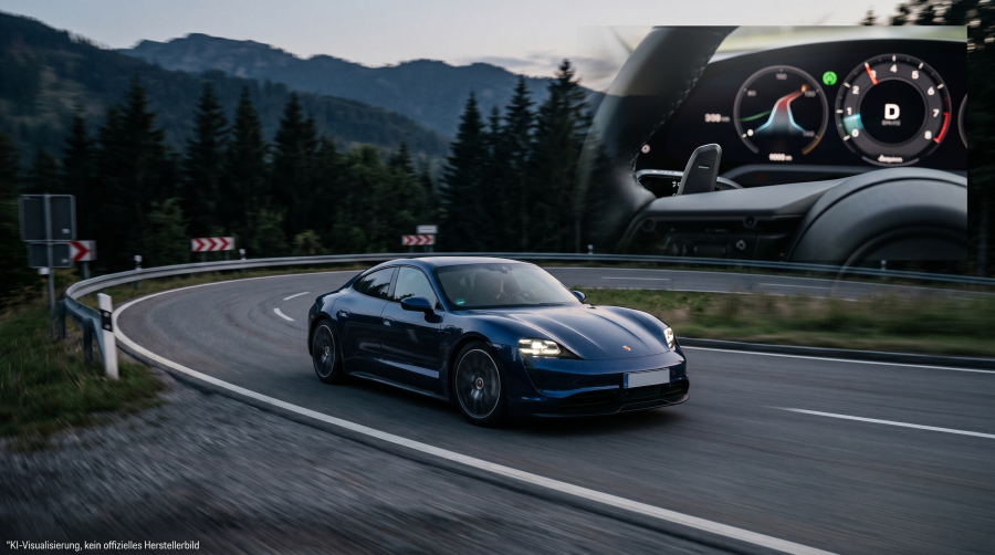 Porsche Taycan E-Shift: 8 Fake-Gänge bringen Verbrenner-Gefühl zurück